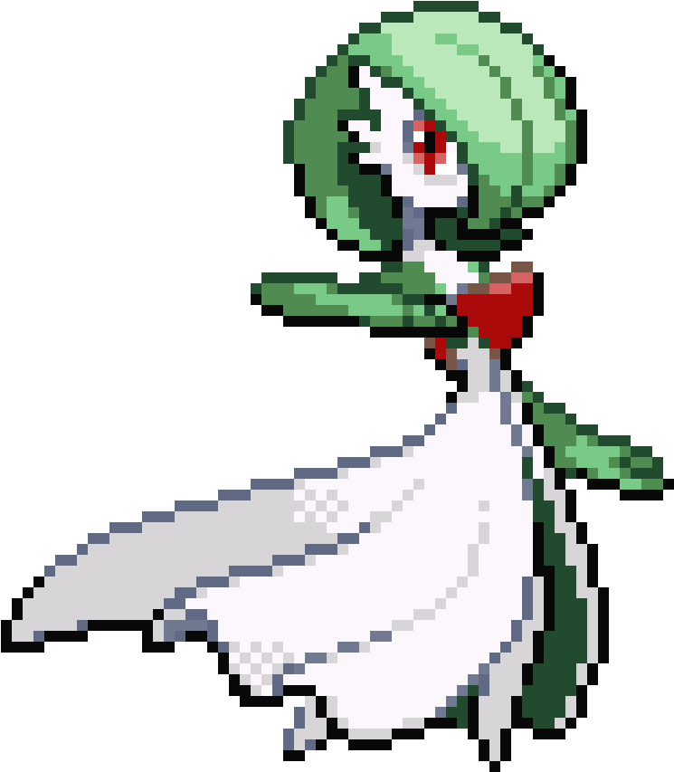 Gardevoir - Gardevoir Cross Stitch (1200x1200), Png Download