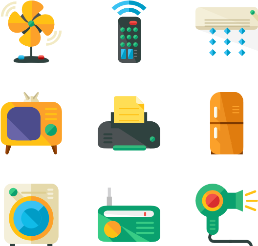 Home Appliances - Home Appliances Clip Art (600x564), Png Download
