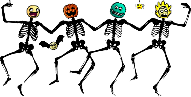 Bo-pepper Posted - - Creepy Halloween Clip Art (800x406), Png Download