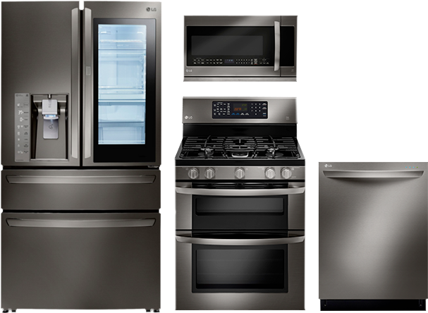 Style That Changes Everything - Black Stainless Steel Lg (629x642), Png Download