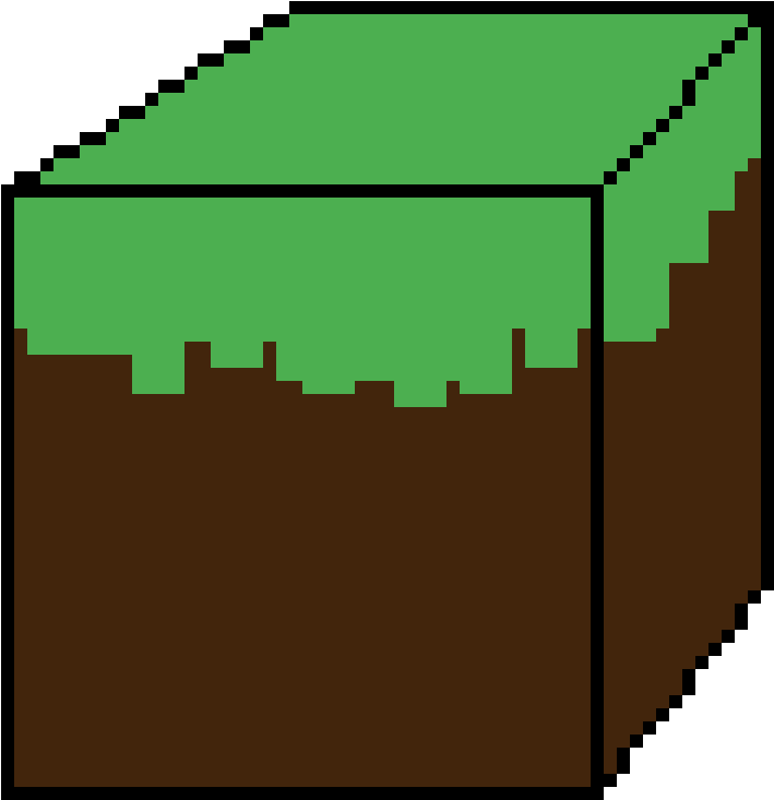 Minecraft Grass Block - Grass Block (1200x1200), Png Download