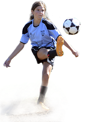 Soccer Player Png Welcome To Team Photo - Kick Up A Soccer Ball (400x427), Png Download
