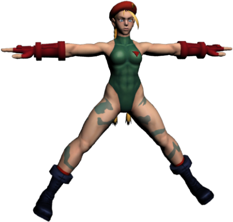 Cammy Ssfiv 3d Model - Cammy Ssfiv Model (620x465), Png Download