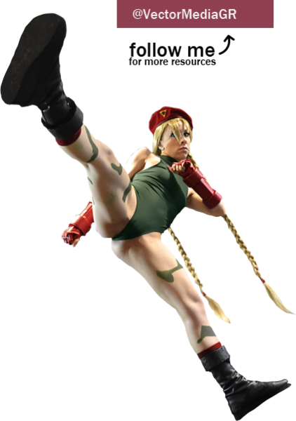 Cammy Cosplay Psd - Cosplay (422x600), Png Download