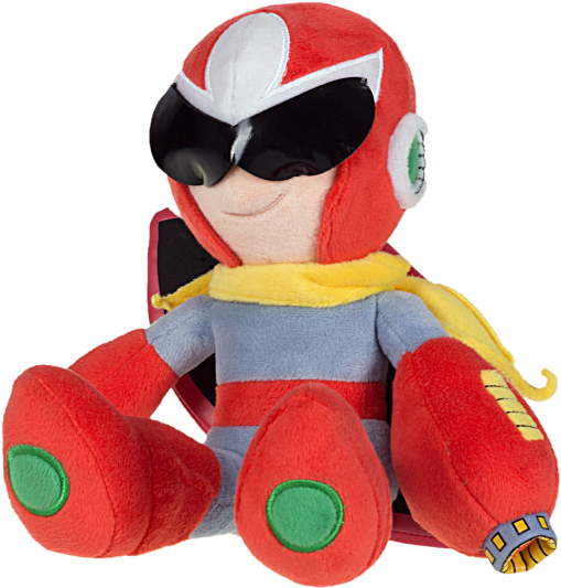 Mega Man Plush Proto Man 18cm - Great Eastern Mega Man 10: 7" Mega Man Plush (600x600), Png Download