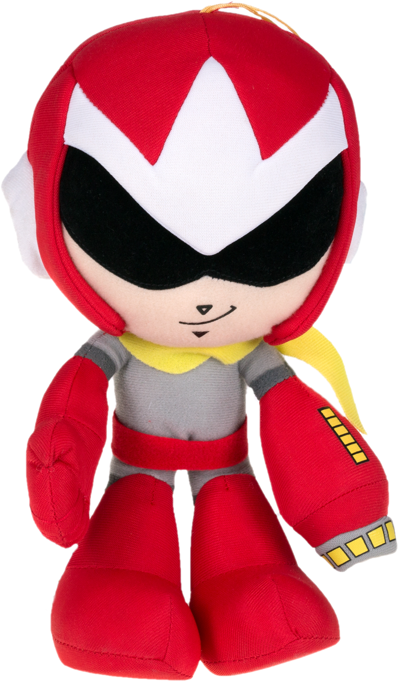 Mega Man Plush Proto Man Plush Collectibles Capcom - Great Eastern Mega Man 10: 7" Mega Man Plush (1500x1500), Png Download