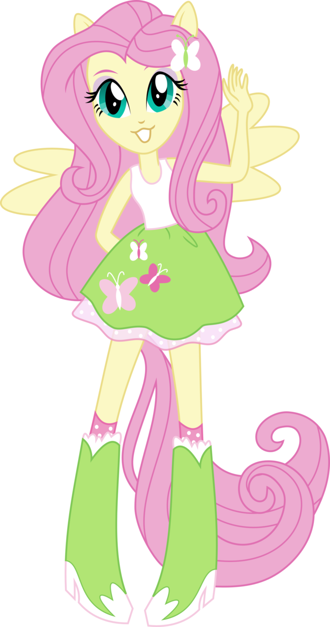 Fluttershy Eqg Aqua Pony Little Pony Pinterest Png - Fluttershy Equestria Girl Pony Up (649x1231), Png Download