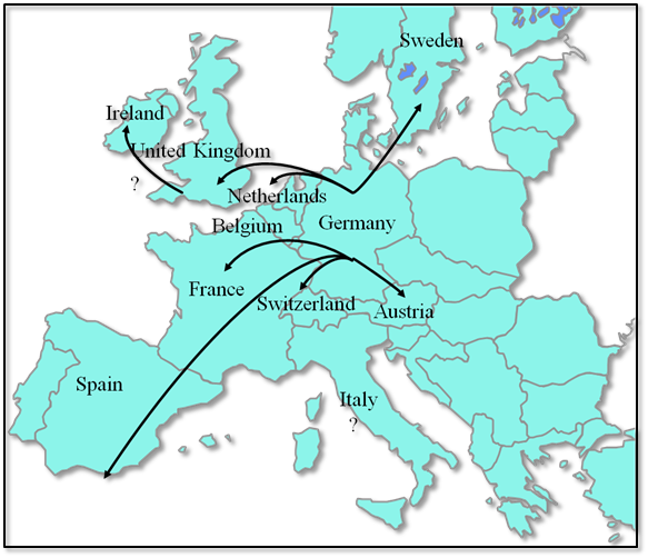 Image 3 E - Europa (583x502), Png Download