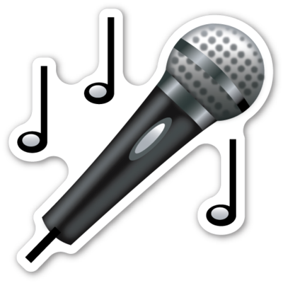 Microphone - Microphone Emoji Png (400x400), Png Download