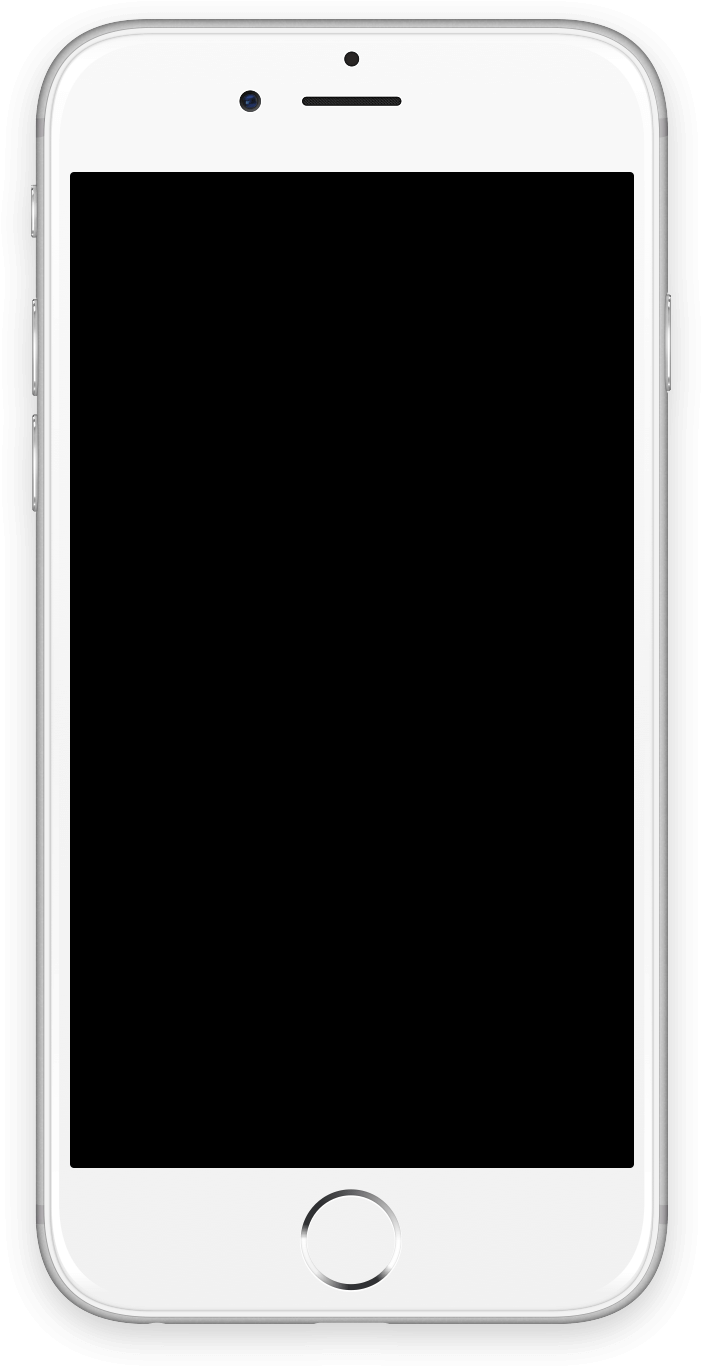 Iphone - Iphone6 Png (720x1382), Png Download