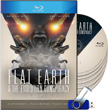 Picture Of "flat Earth And The Evolution Conspiracy" - Flat Earth (450x450), Png Download