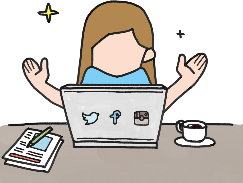 Role Of Media Cartoon (800x622), Png Download