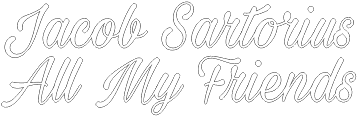 New Song Of Jacob Sartorius - Calligraphy (400x400), Png Download