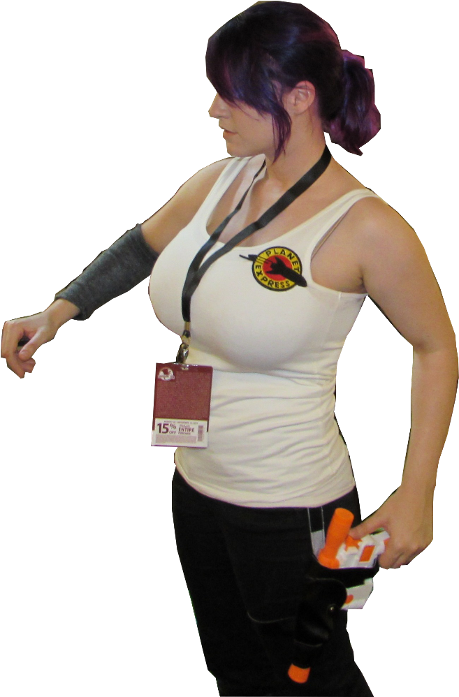 11 Apr 2017 - Futurama Leela Costume (668x1024), Png Download