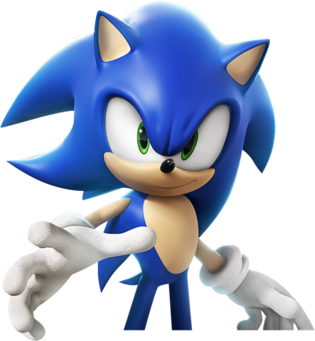Sonic The Hedgehog Biography - Wreck It Ralph De Sonic (443x479), Png Download