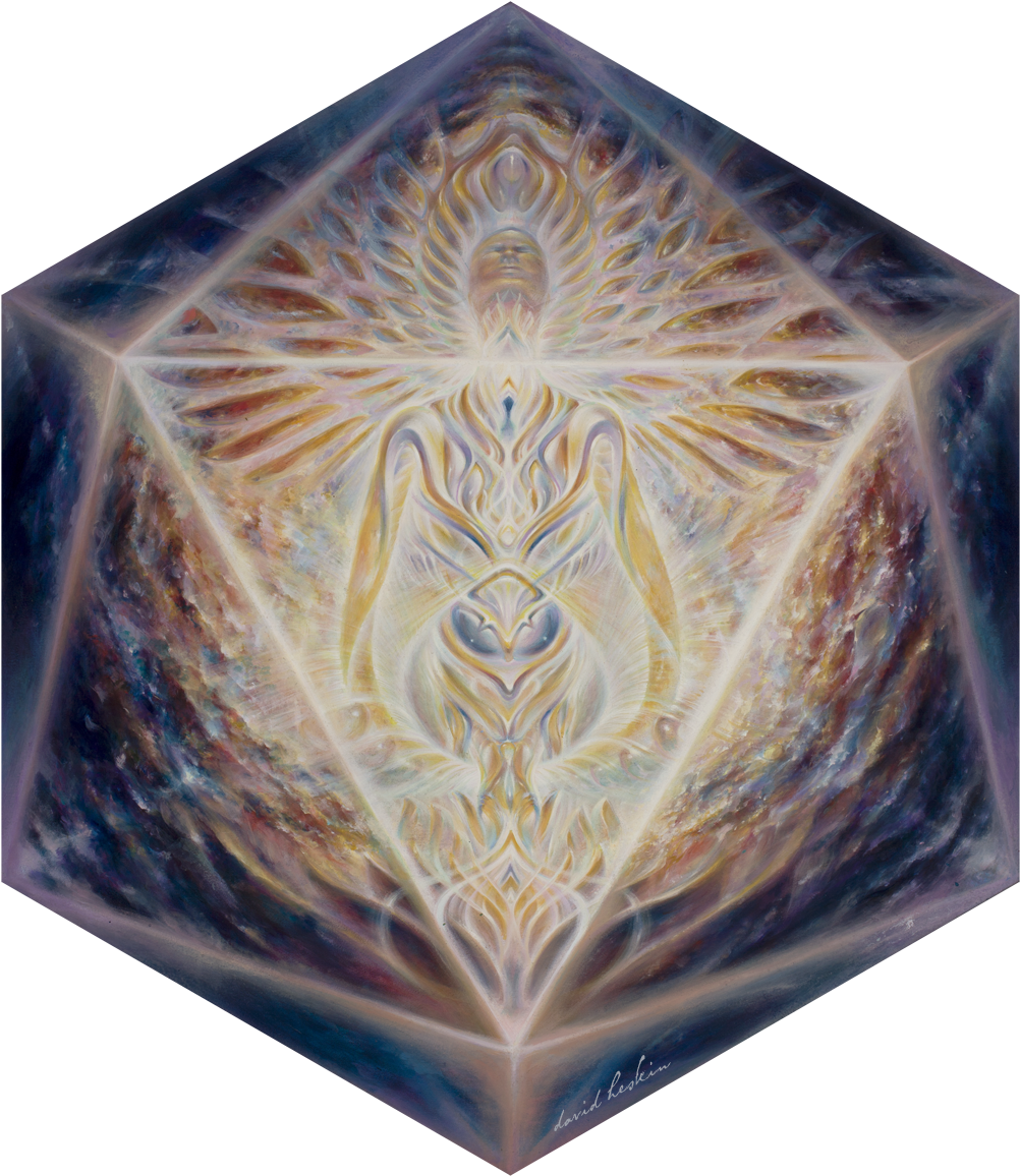 Omnisentient Luminance - Merkaba (1057x1200), Png Download