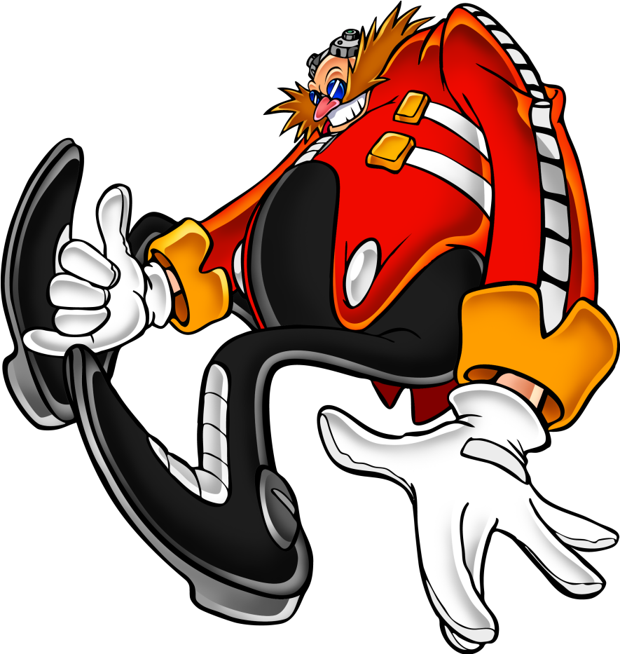 Eggman 27 Jul 2007 - Sonic Adventure Official Art (900x953), Png Download