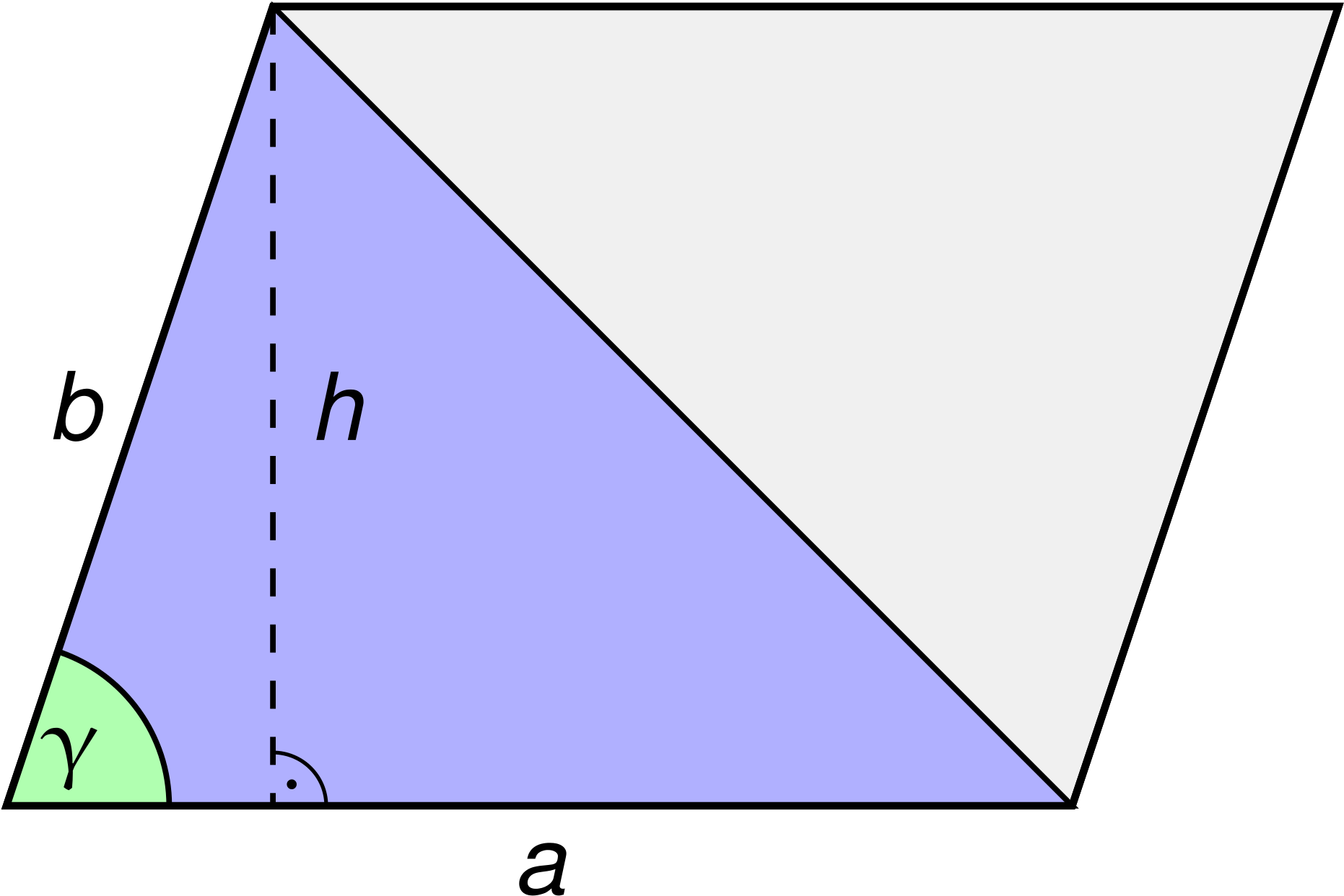 Open - Triangle And Parallelogram (2000x1429), Png Download