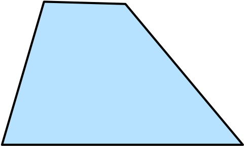 Geometry Of The Plane - Trapezoid Quadrilateral (499x322), Png Download