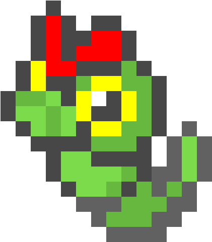 Caterpie - Pokemon Pixel Art Caterpie (510x540), Png Download