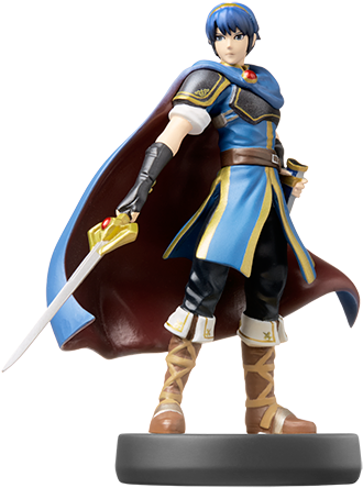 It's Exciting That These Figures Are Readily Available - Marth Amiibo (500x537), Png Download