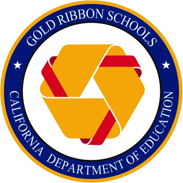 California Gold Ribbon Schools Program - Gold Ribbon School (584x584), Png Download