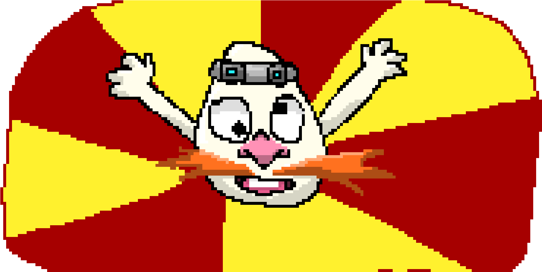 Eggman - Pixel (1880x930), Png Download