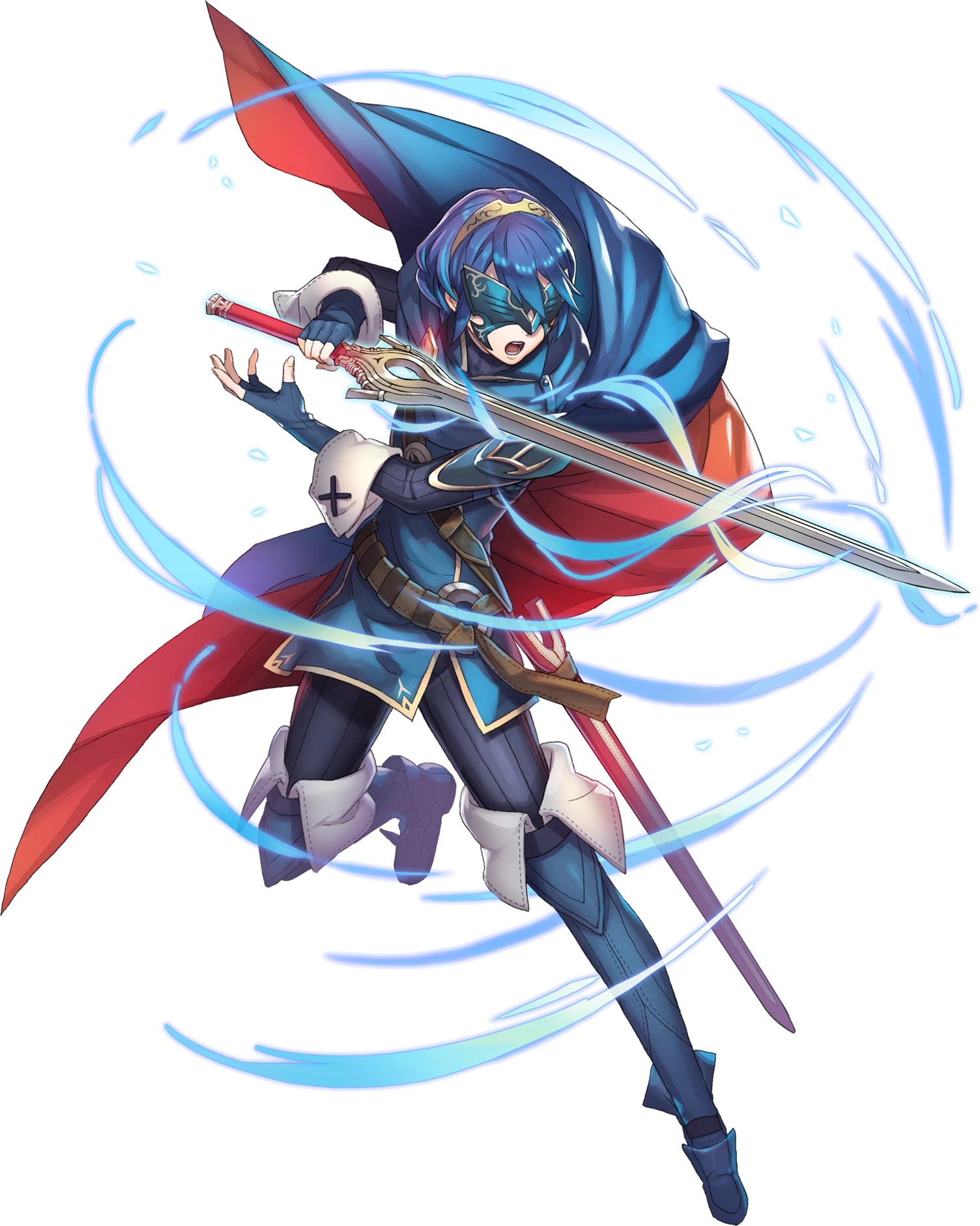 Full Special Marth - Marth Fire Emblem Heroes (526x600), Png Download