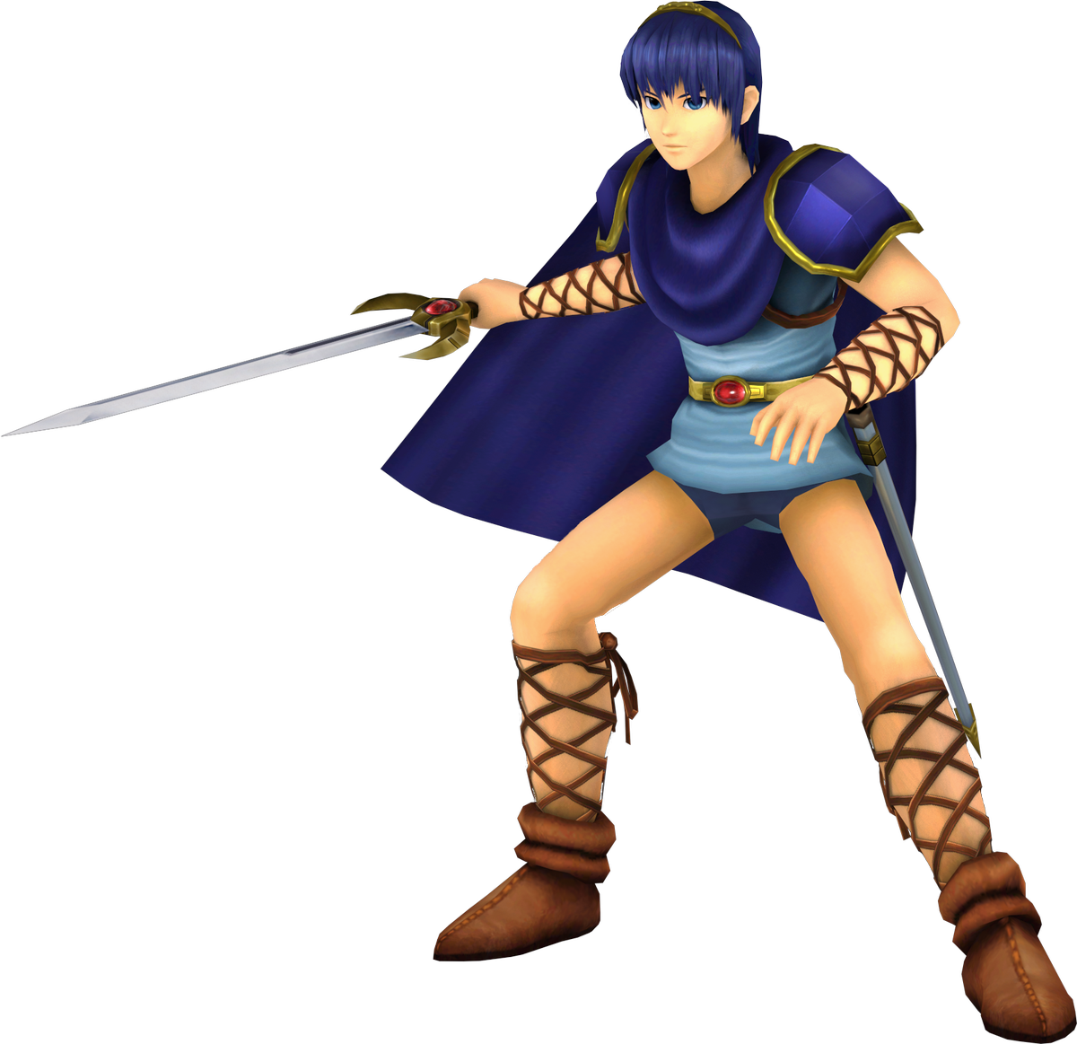 Smash 2 On Twitter - Marth 2 (1200x1163), Png Download