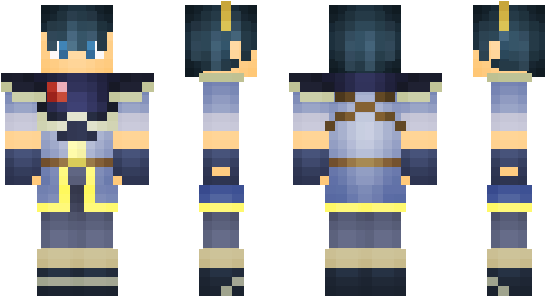 Minecraft Skin Marth - Creative Arts (600x348), Png Download