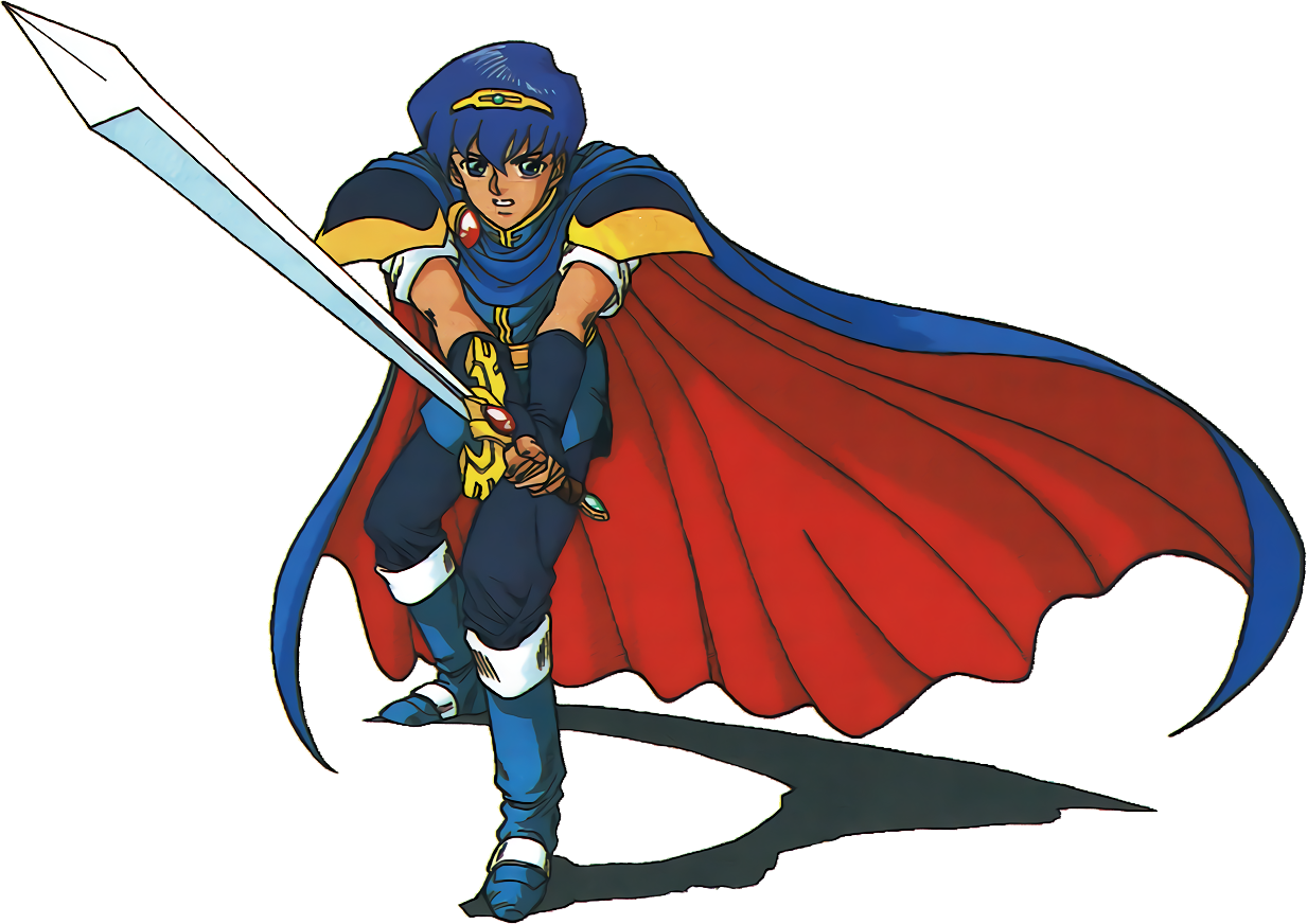 Marth Mystery Of The Emblem (1233x872), Png Download