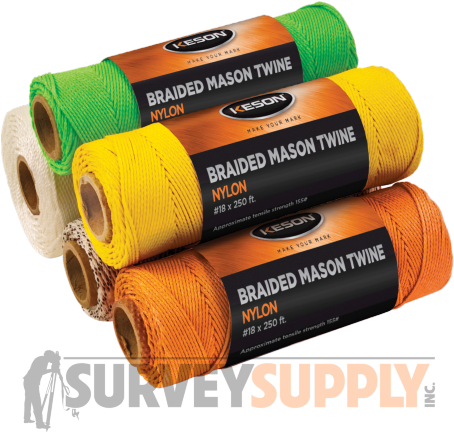 Keson Braided Mason Twine - Keson 1,000 Feet Pink Braided Nylon Mason Twine (480x462), Png Download