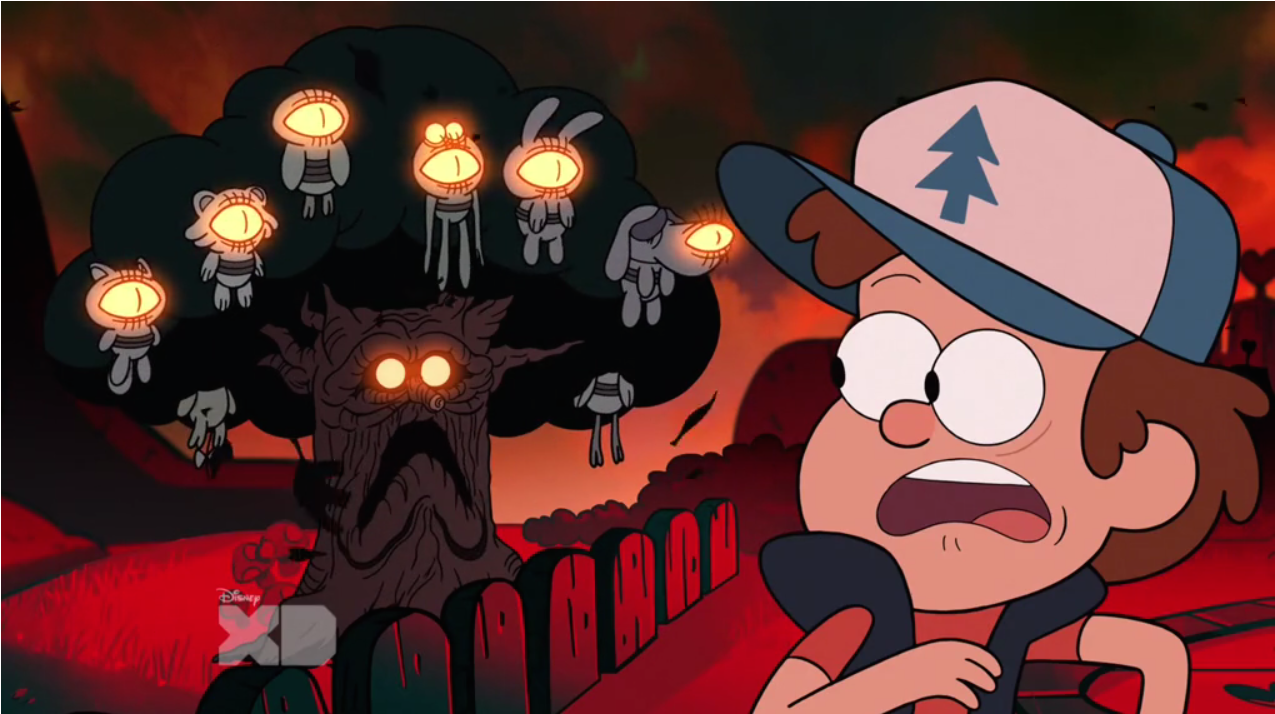 With All Of These Odds, Why Would Mabel Want To Go - Gravity Falls Mabel Land Tree (1280x800), Png Download
