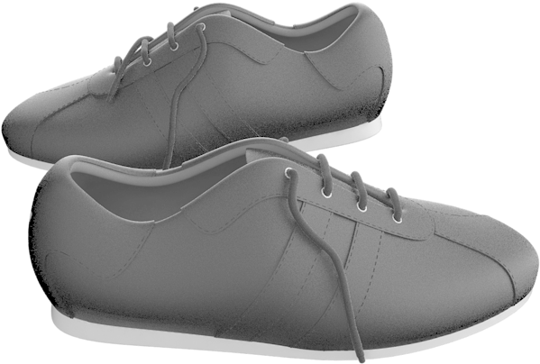Rhino 5 I Shoe & V-ray Rhino Render - Walking Shoe (666x500), Png Download