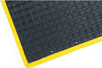 Grid Surface Moulded Rubber Anti Fatigue Comfort Mat - Mat (348x348), Png Download