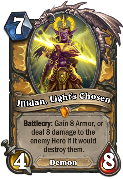 What If Illidan Had Accepted The Gift Of Light Paladin - Auctioneer Beardo Hearthstone (400x569), Png Download