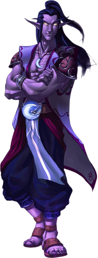 Youngillidan - Illidan Stormrage (323x849), Png Download