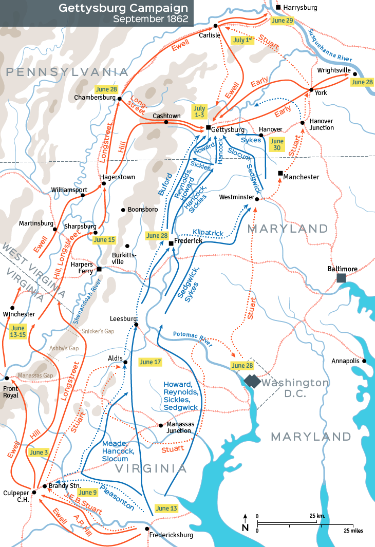Gettysburg - Atlas (730x1065), Png Download