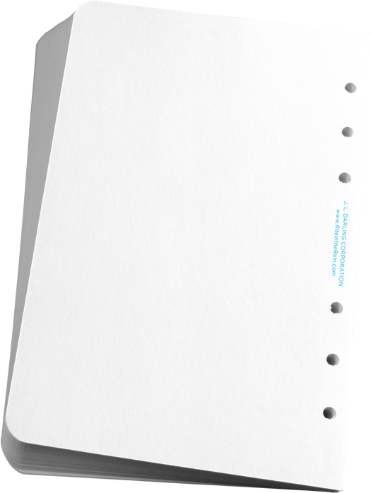 Loose Leaf Filler Paper 4 5/8" X 7" - Loose Leaf Paper Blank (700x700), Png Download