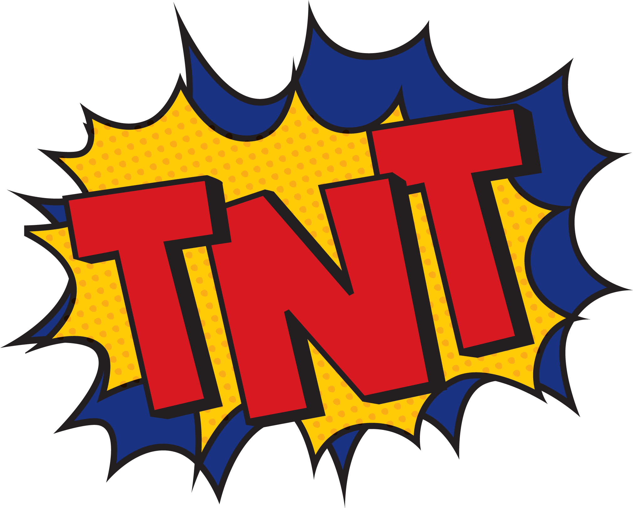 Burning Tnt Map - Comic Tnt (2039x1650), Png Download