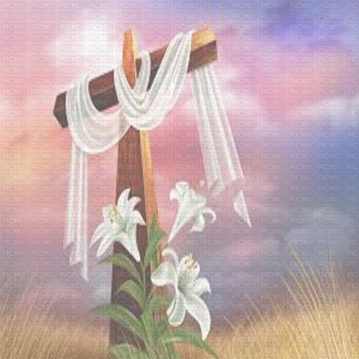 Easter Cross Transparent Bg - Easter Badge Reel, Christian Badge Reel, Cross Badge (400x400), Png Download