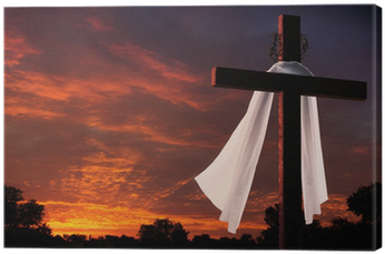 Dramatic Lighting On Christian Easter Cross At Sunrise - Christianity (400x400), Png Download