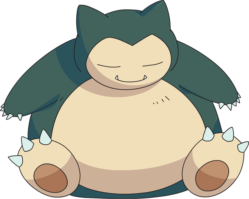 Pokemon Snorlax Is A Fictional Character Of Humans - Pokemon Snorlax (800x641), Png Download