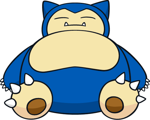 143 Snorlax Dw Shiny - Snorlax Cute (524x422), Png Download