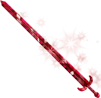 Red Sparkle Time Claymore - Roblox Red Sparkle Time Claymore (420x420), Png Download