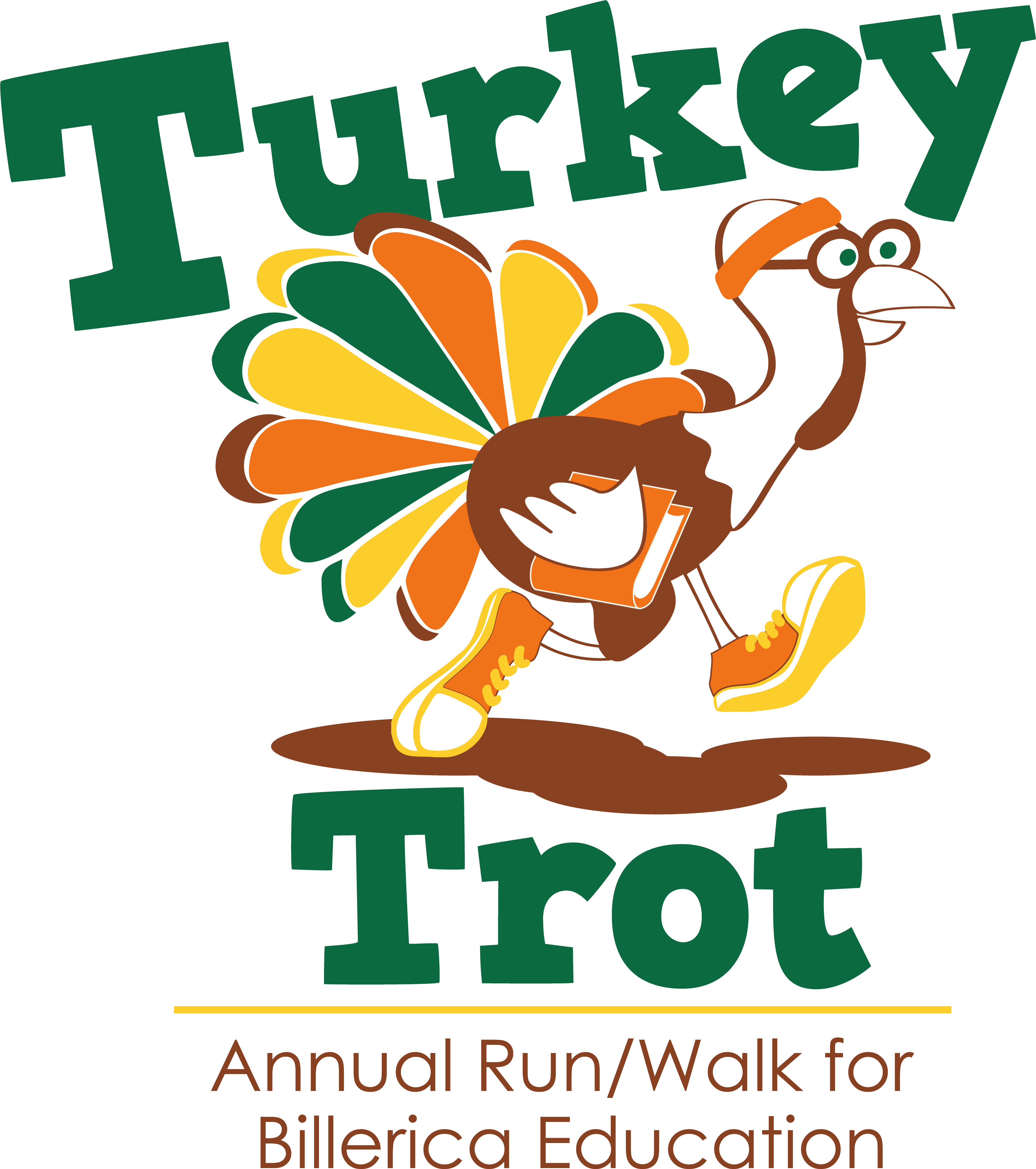 6th Annual Turkey Trot Annual Run/walk For Billerica - Billerica (5398x5394), Png Download