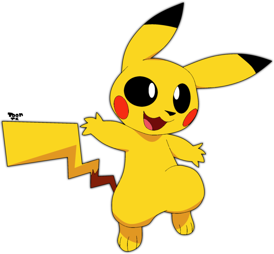 Pikachu Pichu Snorlax Pok - Cartoons With No Background (885x903), Png Download