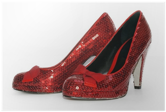 Ladies Sexy Red Sparkle High Heel Shoes Poster • Pixers® - Shoe (400x400), Png Download