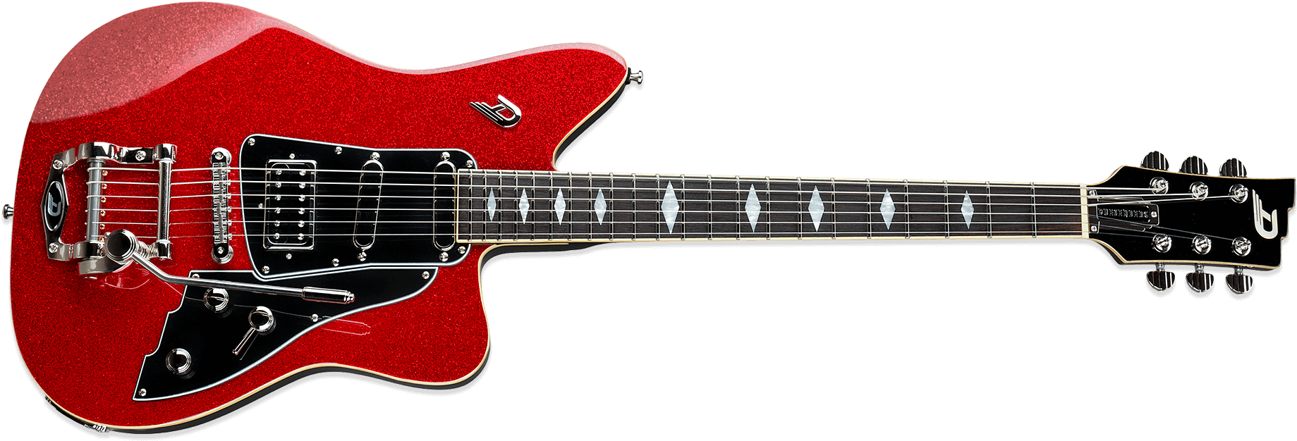Duesenberg Paloma Red Sparkle - Fender Sergio Vallin (1851x680), Png Download