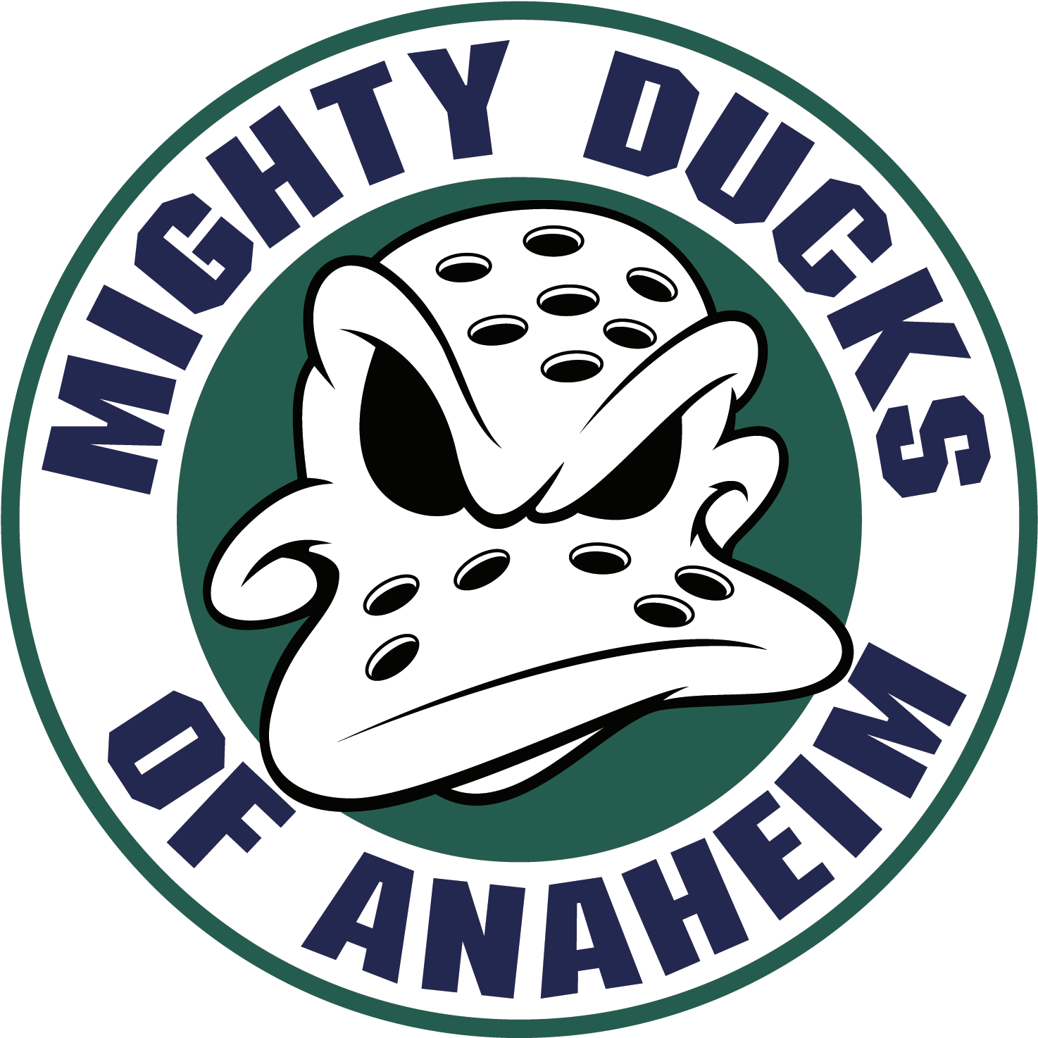 I Watched This Movie 85 Times As A Kid - Anaheim Ducks Logos (1574x1592), Png Download